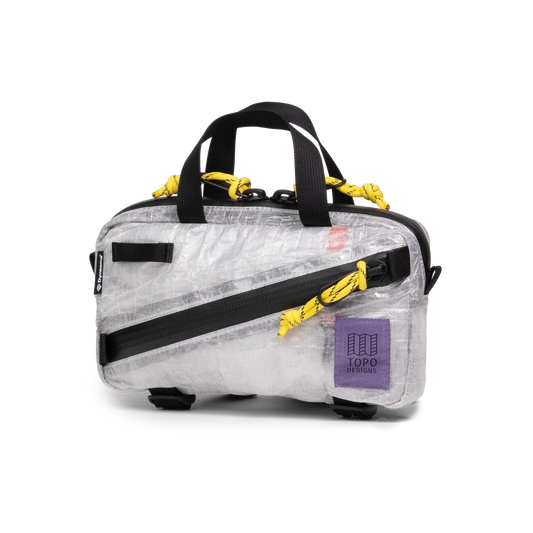 Front quarter angle image of Dyneema® Mini Quick Pack in "White"
