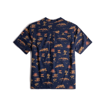Back View of Topo Designs Daytripper Short Sleeve - Men's in "Westbound Midnight"