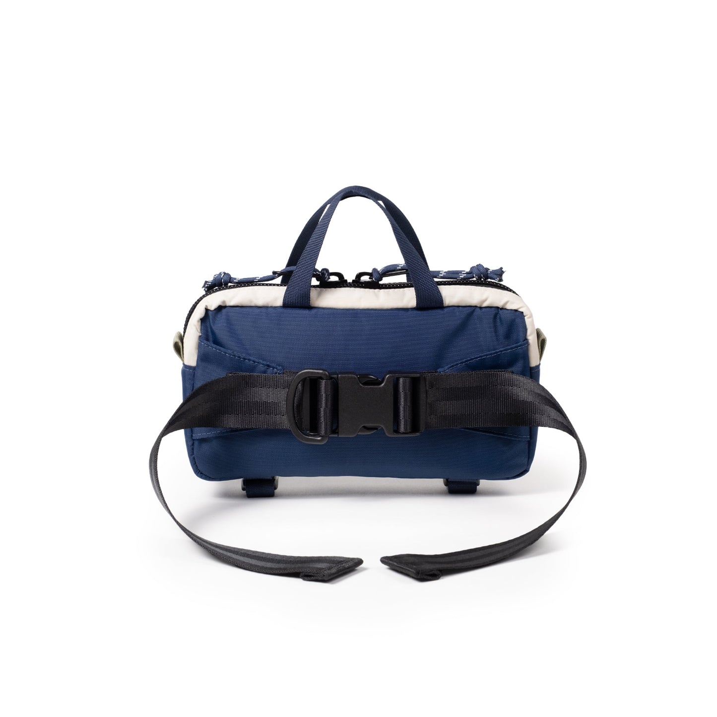 Back View of Topo Designs Mini Quick Pack in "Forest / Bone White"