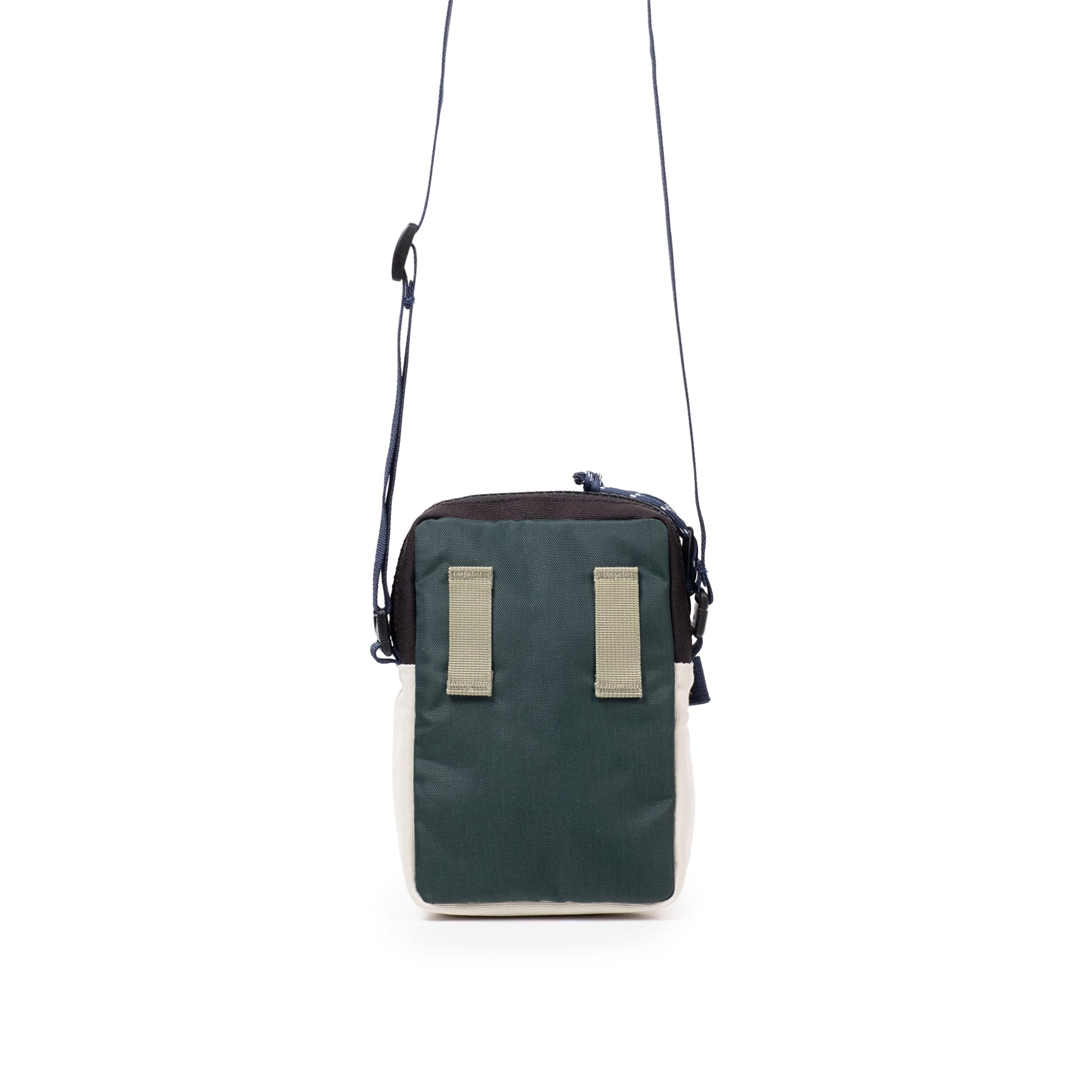 Back View of Topo Designs Mini Shoulder Bag in "Forest / Bone White"
