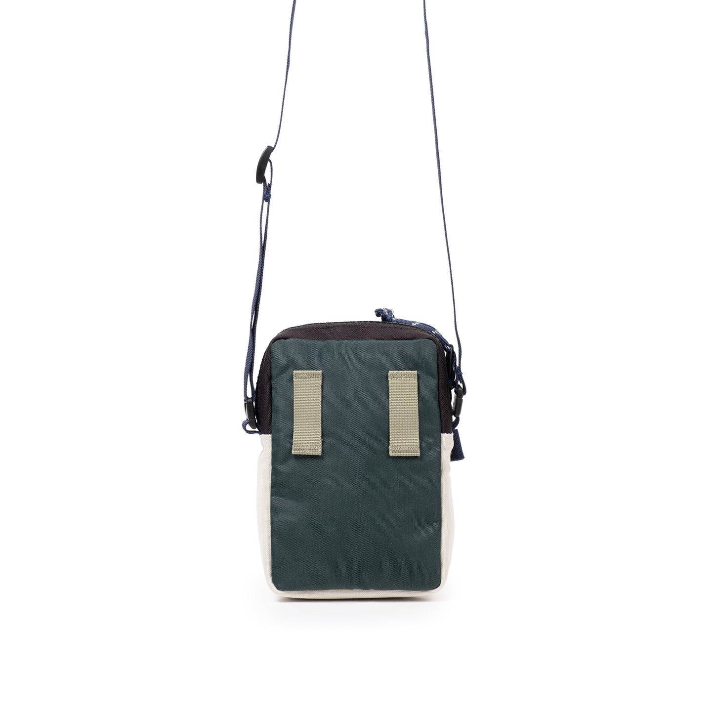 Back View of Topo Designs Mini Shoulder Bag in "Forest / Bone White"