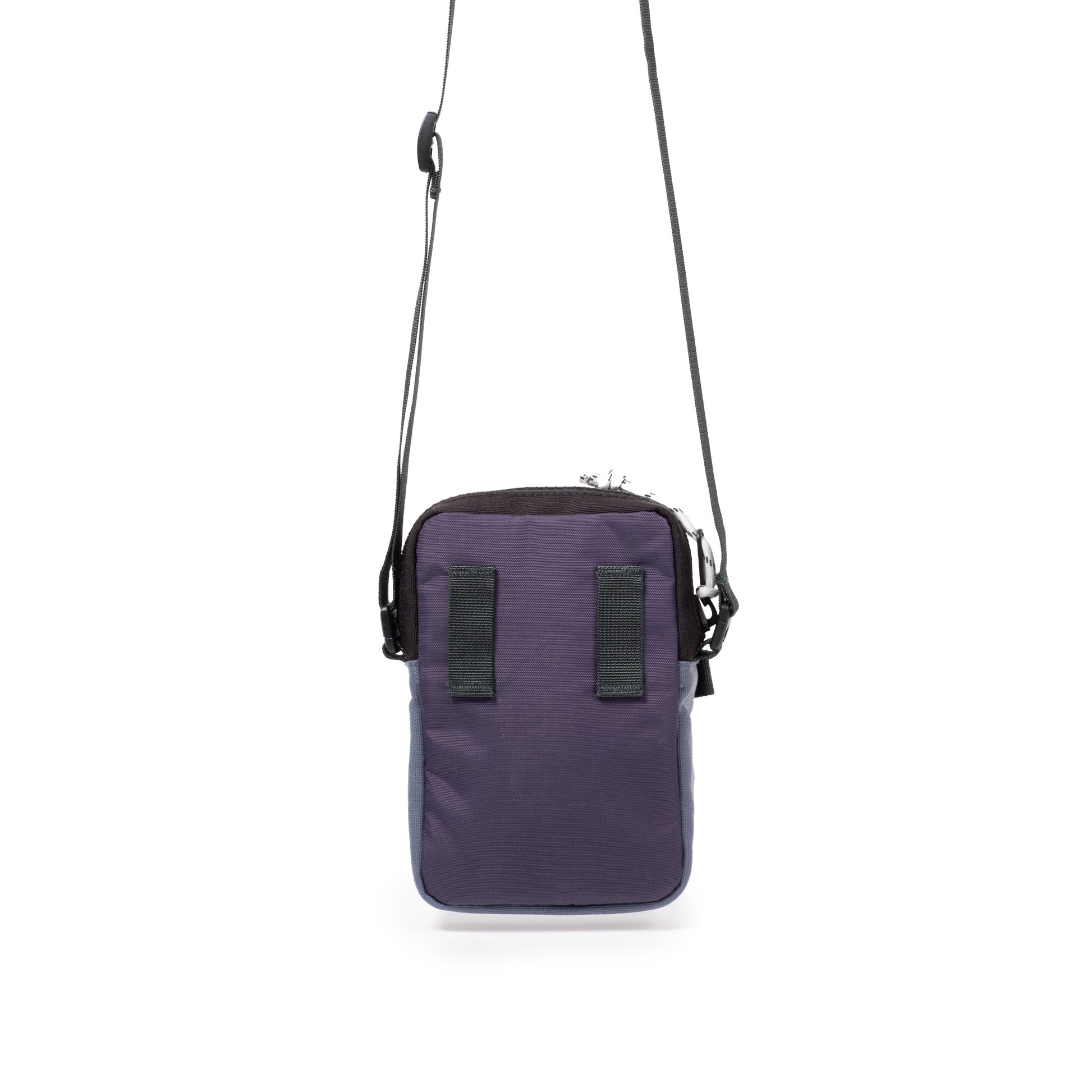 Back View of Topo Designs Mini Shoulder Bag in "Nightshade / Slate"