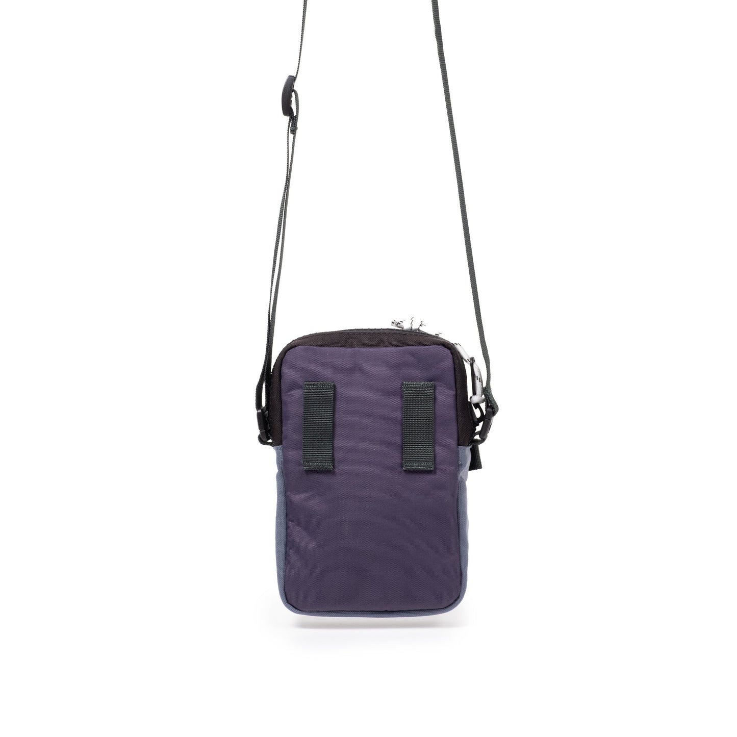 Back View of Topo Designs Mini Shoulder Bag in "Nightshade / Slate"