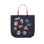 Front shot of Topo Designs Packable Tote in "Midnight"