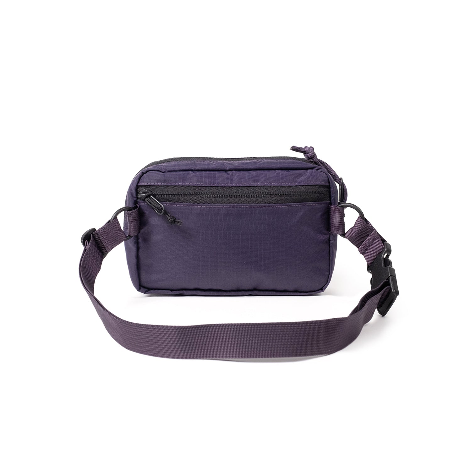 Front View of Topo Designs Ripstop Belt Bag in "Nightshade"