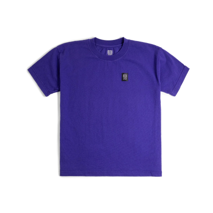 Front image of Topo Designs x Soft Goods Label Tee in "Jelly"