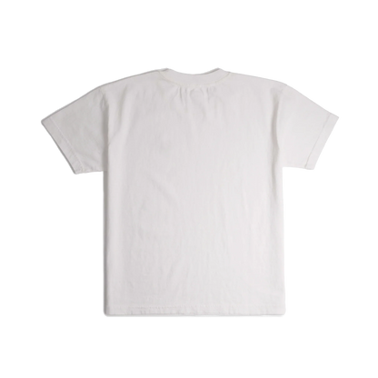 Back image of Topo Designs x Soft Goods Label Tee in "White"