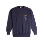 General front image of Topo Designs x TSPTR Hike It Crew in "Navy"