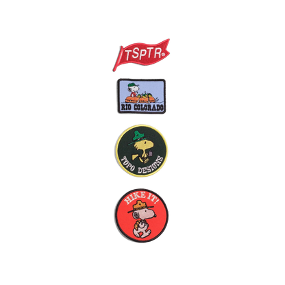 General image of Topo Designs x TSPTR Patch Set in the "Peanuts" variant