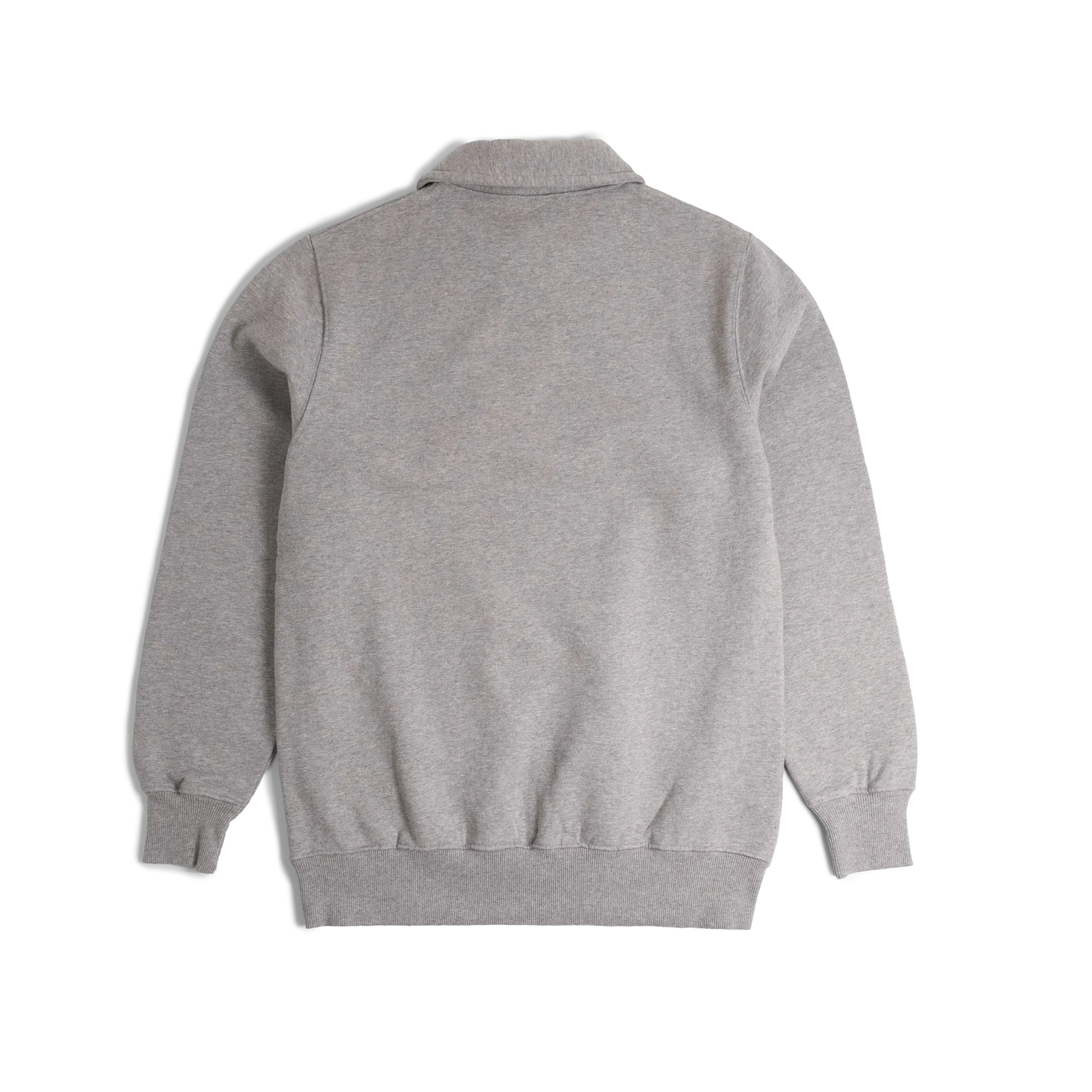 General back image of Topo Designs x TSPTR Woodstock 1/4 Zip in "Grey Marl"