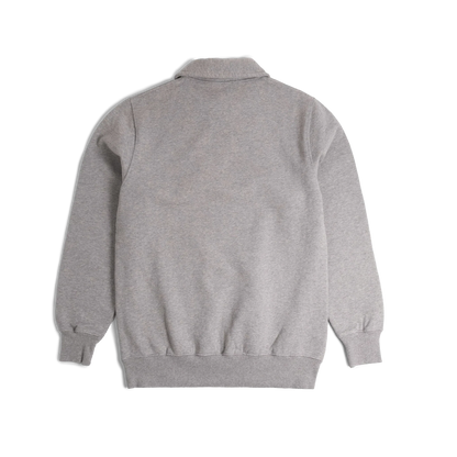 General back image of Topo Designs x TSPTR Woodstock 1/4 Zip in "Grey Marl"