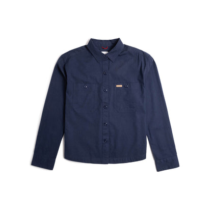 Front view of Topo Designs Daytripper Shirt Long Sleeve - Women's in "Midnight"