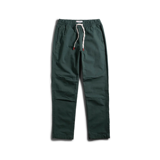 Front View of Topo Designs Dirt Pants Classic - Women's in "Evergreen"