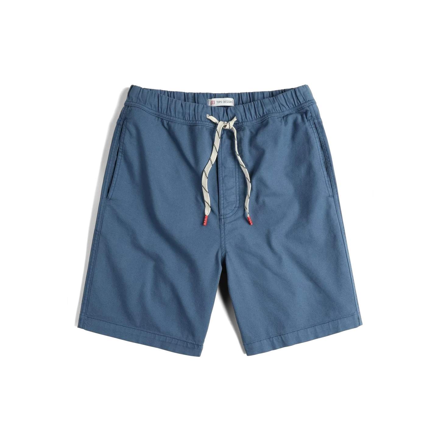 Front View of Topo Designs Dirt Shorts - Men's in "Stone Blue"