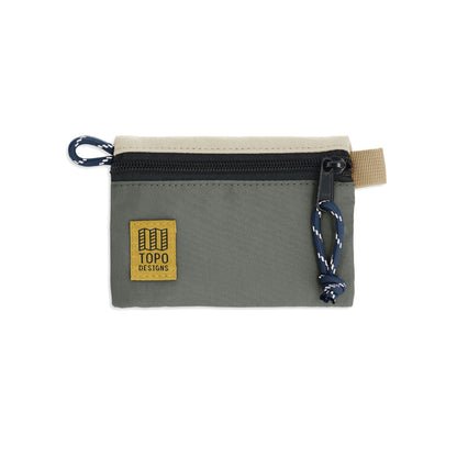 Topo Designs Accessory Bag "Micro" in "Bone White / Beetle"