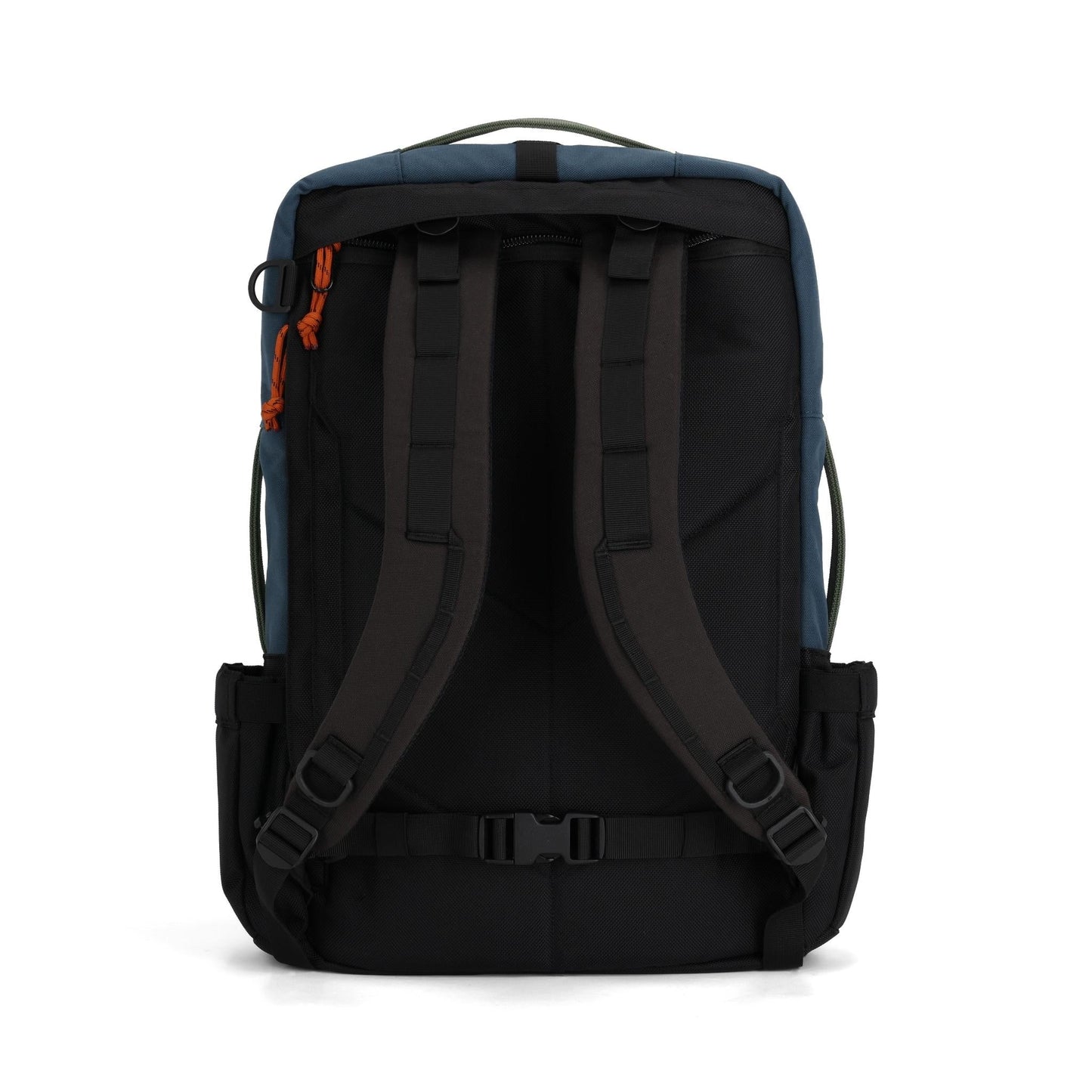 Back View of Topo Designs Global Travel Bag 30L in "Olive / Dark Khaki"