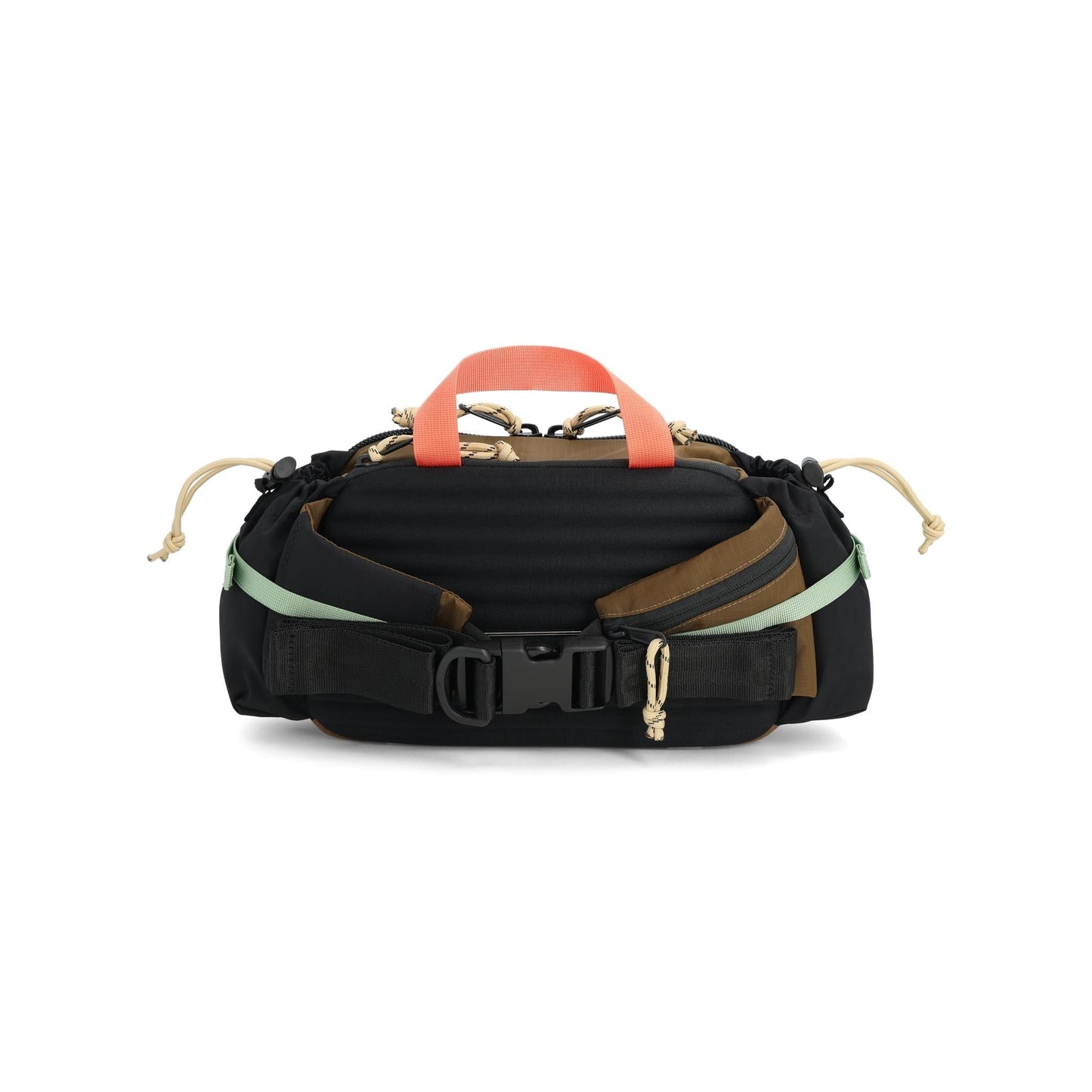 Back View of Topo Designs Mountain Hydro Hip Pack in "Desert Palm / Sahara"