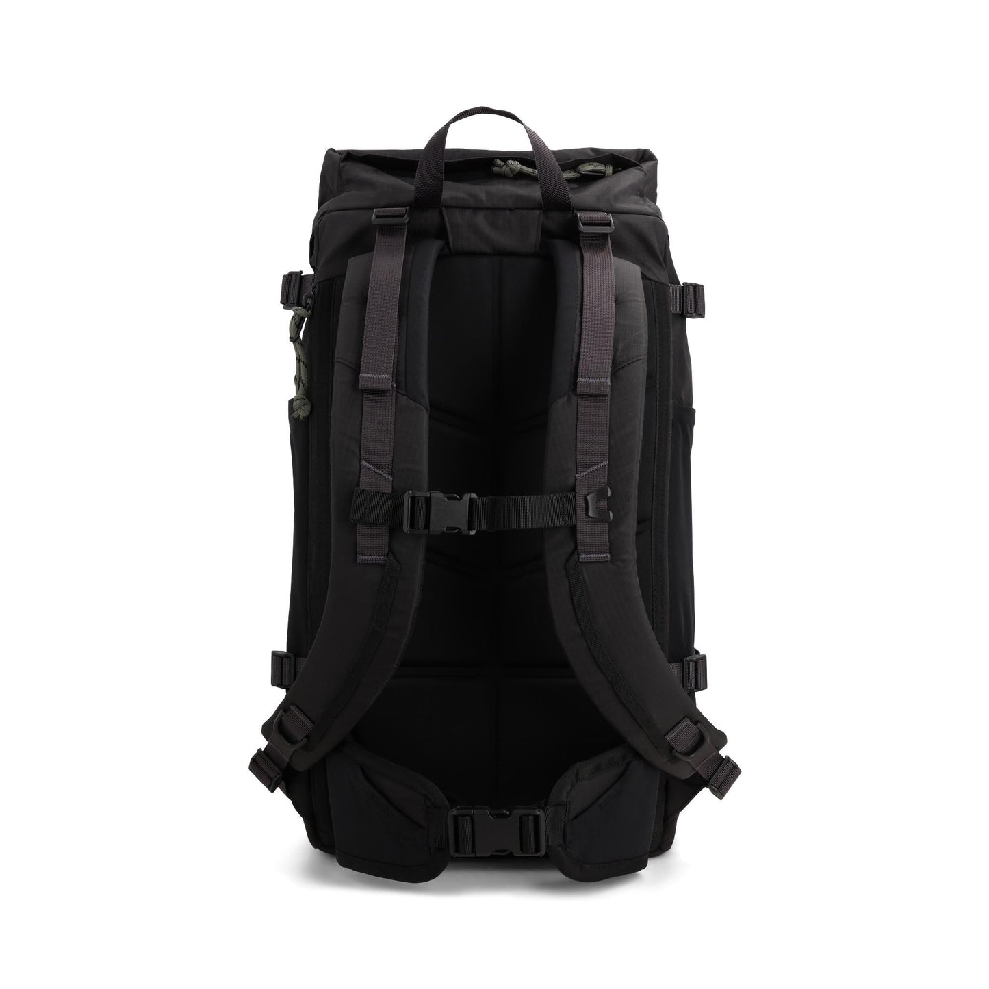 Back View of Topo Designs Rover Trail Pack 22L in "Black / Neutral"