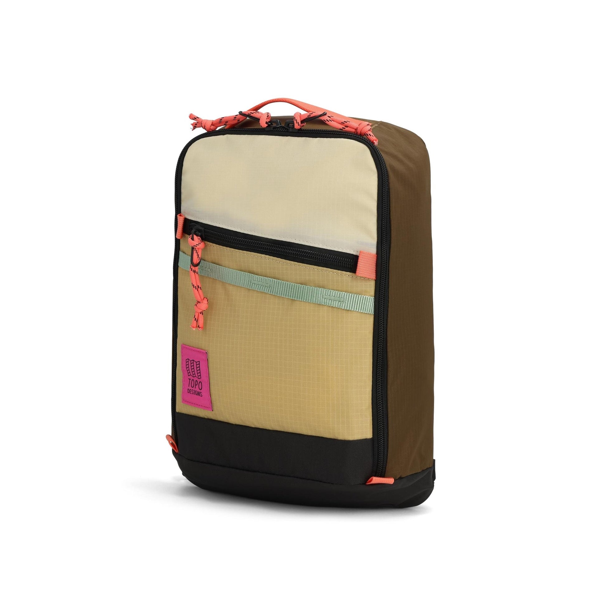 Front View of Topo Designs Mountain Sling Bag in "Desert Palm / Sahara"