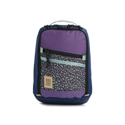 Front View of Topo Designs Mountain Sling Bag in "Loganberry / Crackle"