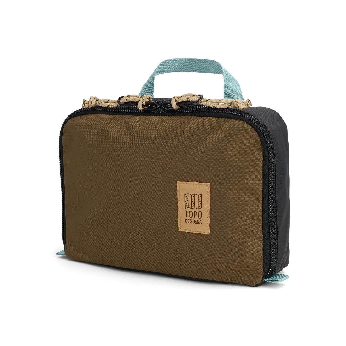 Front View of Topo Designs Pack Bag 5L in "Desert Palm / Black"