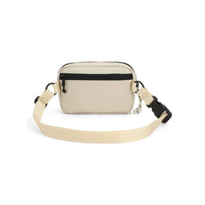 Back View of Topo Designs Ripstop Belt Bag in "Bone White"