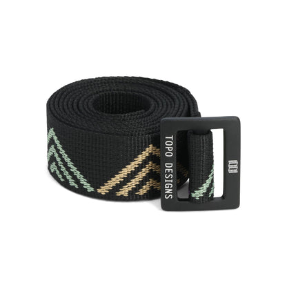 Topo Designs Slim Web Belt in "Black"