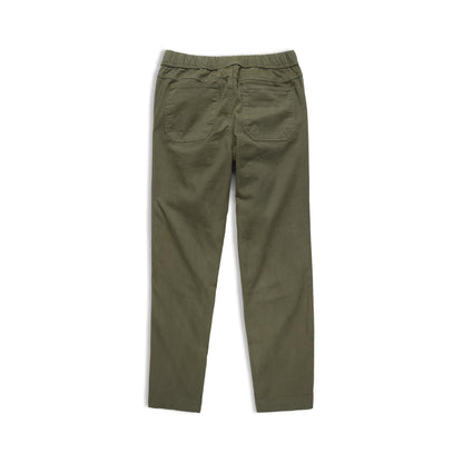 Back View of Topo Designs Dirt Pants Slim - Women's in "Beetle"