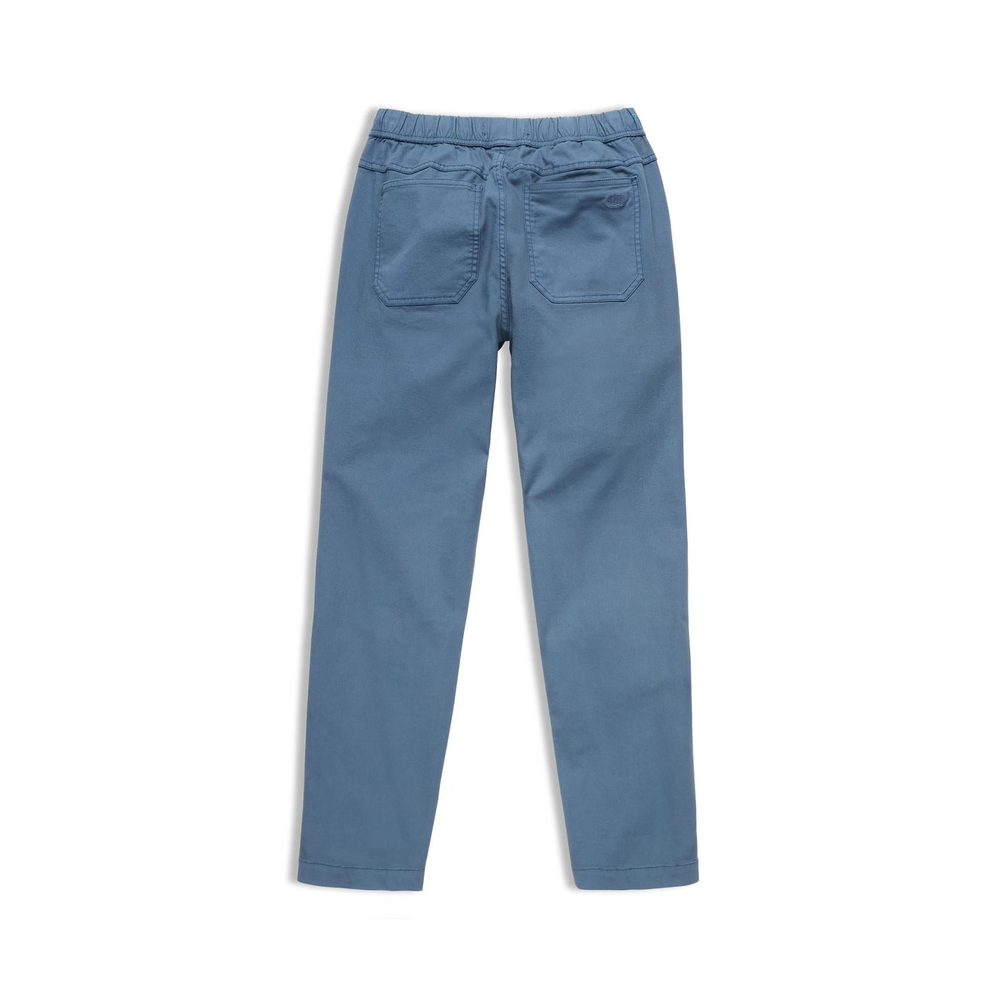 Back View of Topo Designs Dirt Pants Slim - Women's in "Stone Blue"