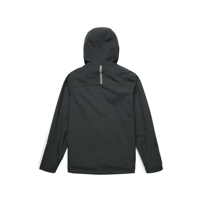 Back View of Topo Designs Global Jacket - Women's in "Black / Neutral"
