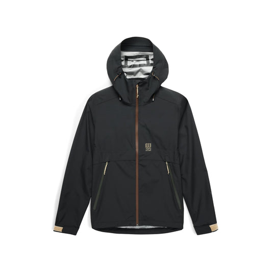 Front View of Topo Designs Global Jacket - Women's in "Black / Neutral"