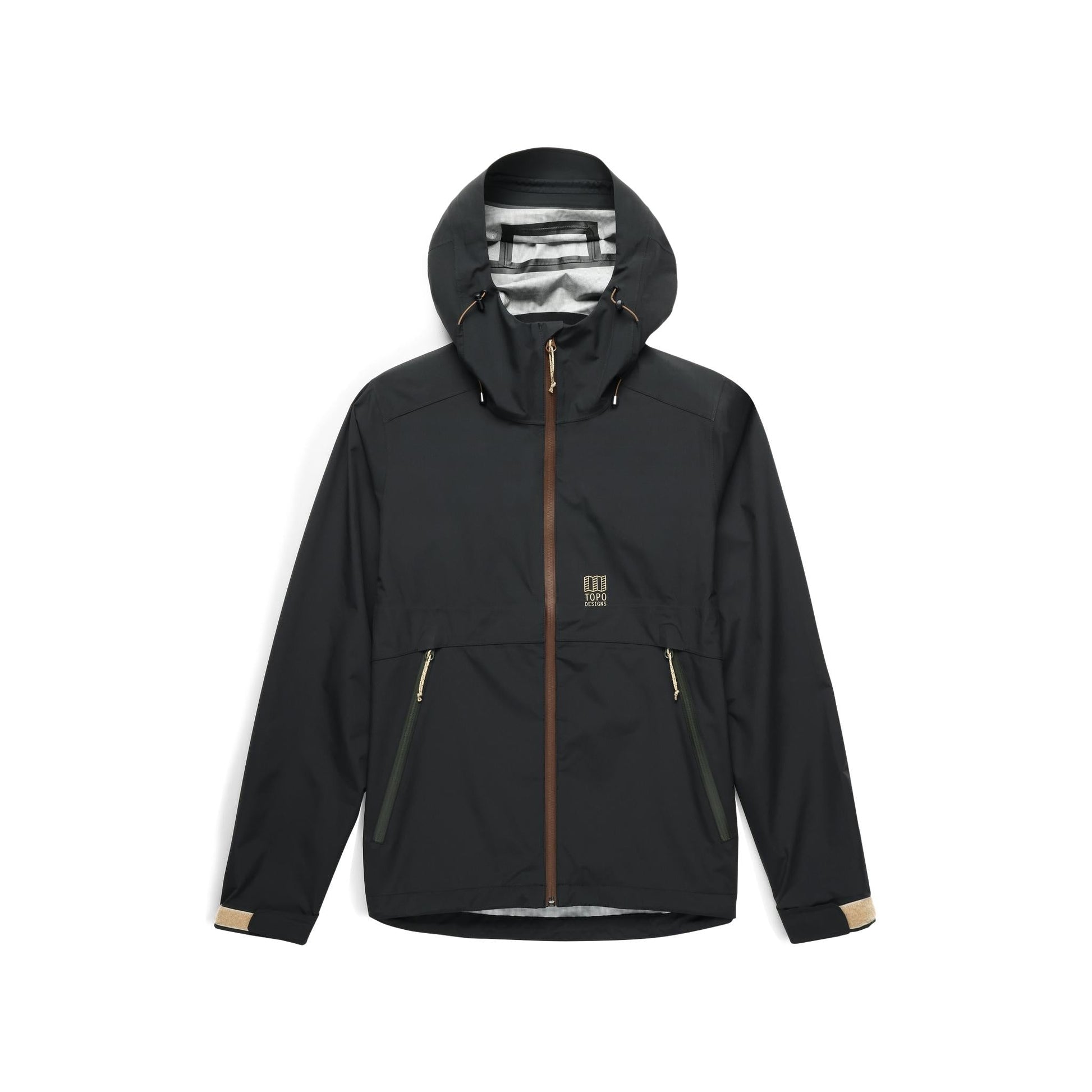 Front View of Topo Designs Global Jacket - Women's in "Black / Neutral"