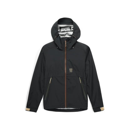 Front View of Topo Designs Global Jacket - Women's in "Black / Neutral"