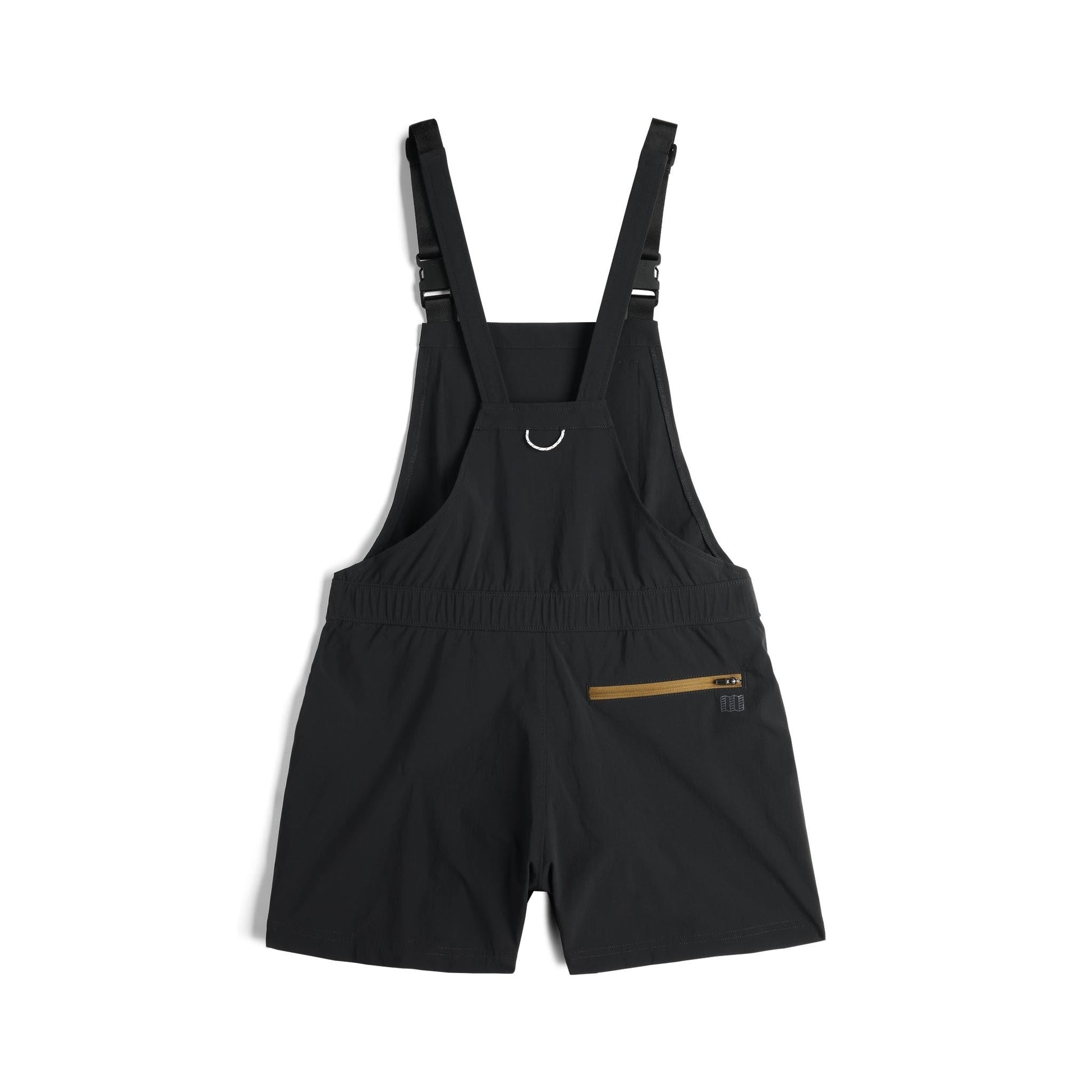 Back View of Topo Designs Roads Romper - Women's in "Black"