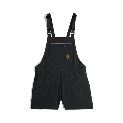 Front View of Topo Designs Roads Romper - Women's in "Black"