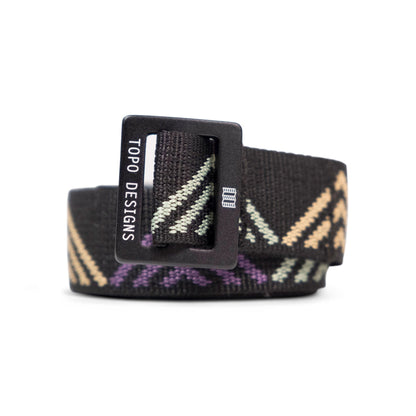 Topo Designs Slim Web Belt in "Black"
